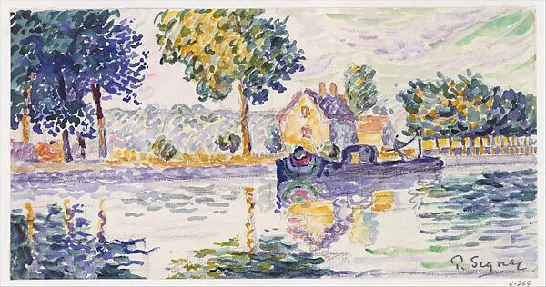 View of the Seine, Samois — Paul Signac