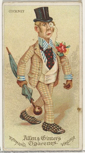 Cockney, from World's Dudes series (N31) for Allen & Ginter Cigarettes