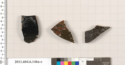 Terracotta fragments of open shapes