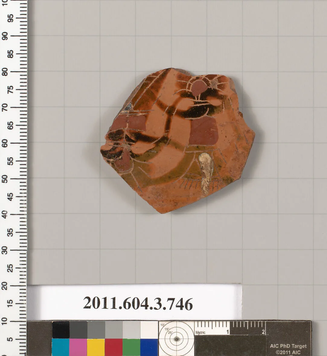 Terracotta fragment of a neck-amphora (jar) — Unknown