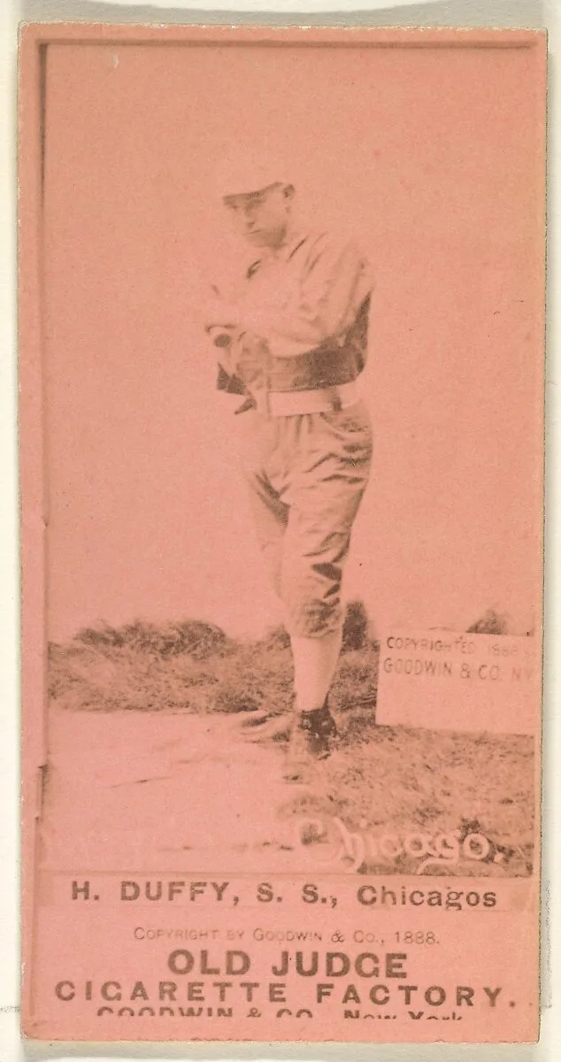 Hugh Duffy, Shortstop, Chicago, from the Old Judge series (N172) for Old Judge Cigarettes — Goodwin & Company