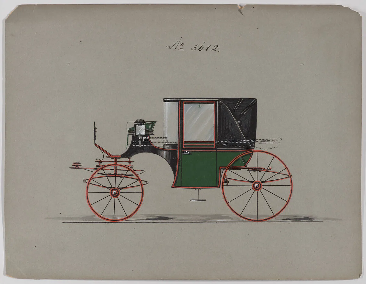 Design for Landaulet, no. 3612 — Brewster & Co.