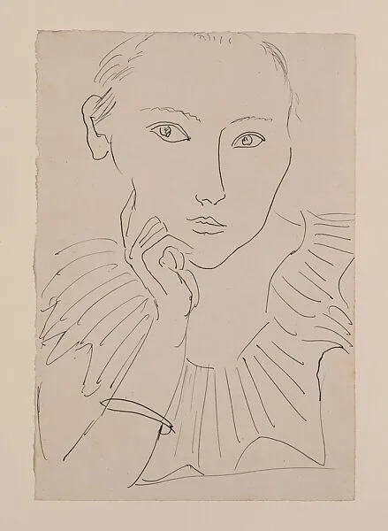 Portrait of a Woman with Ruff and Bracelet — Henri Matisse