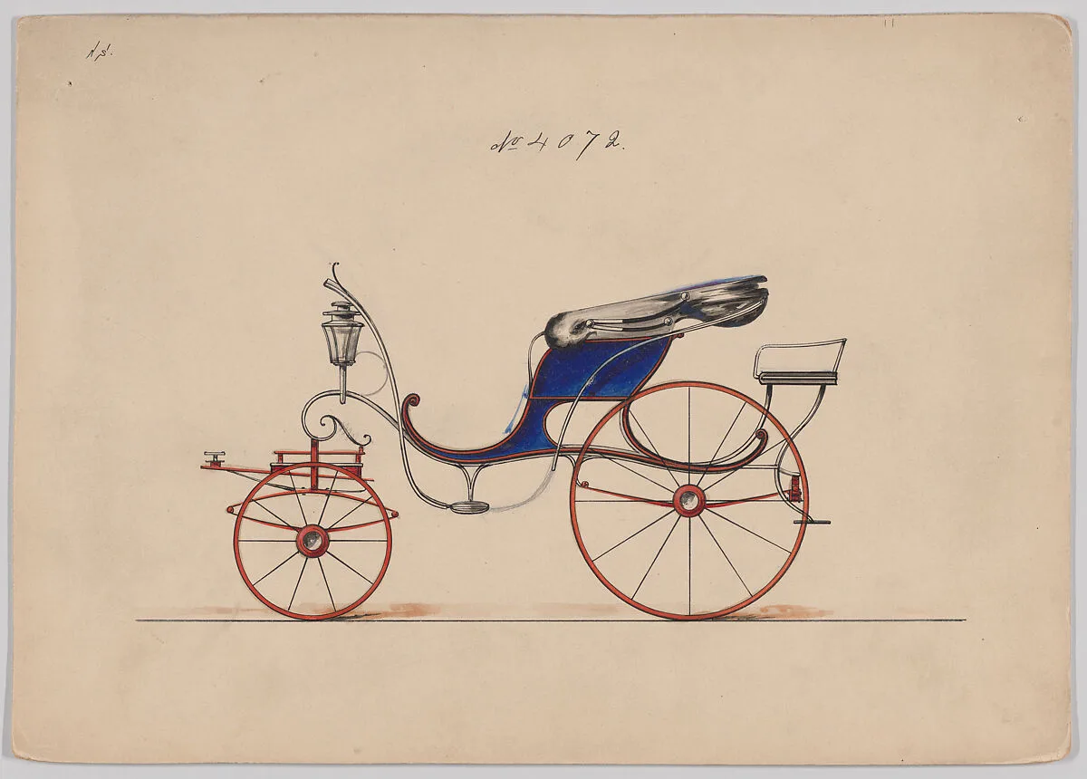 Design for Pony Phaeton, no. 4072 — Brewster & Co.|Herman Stahmer