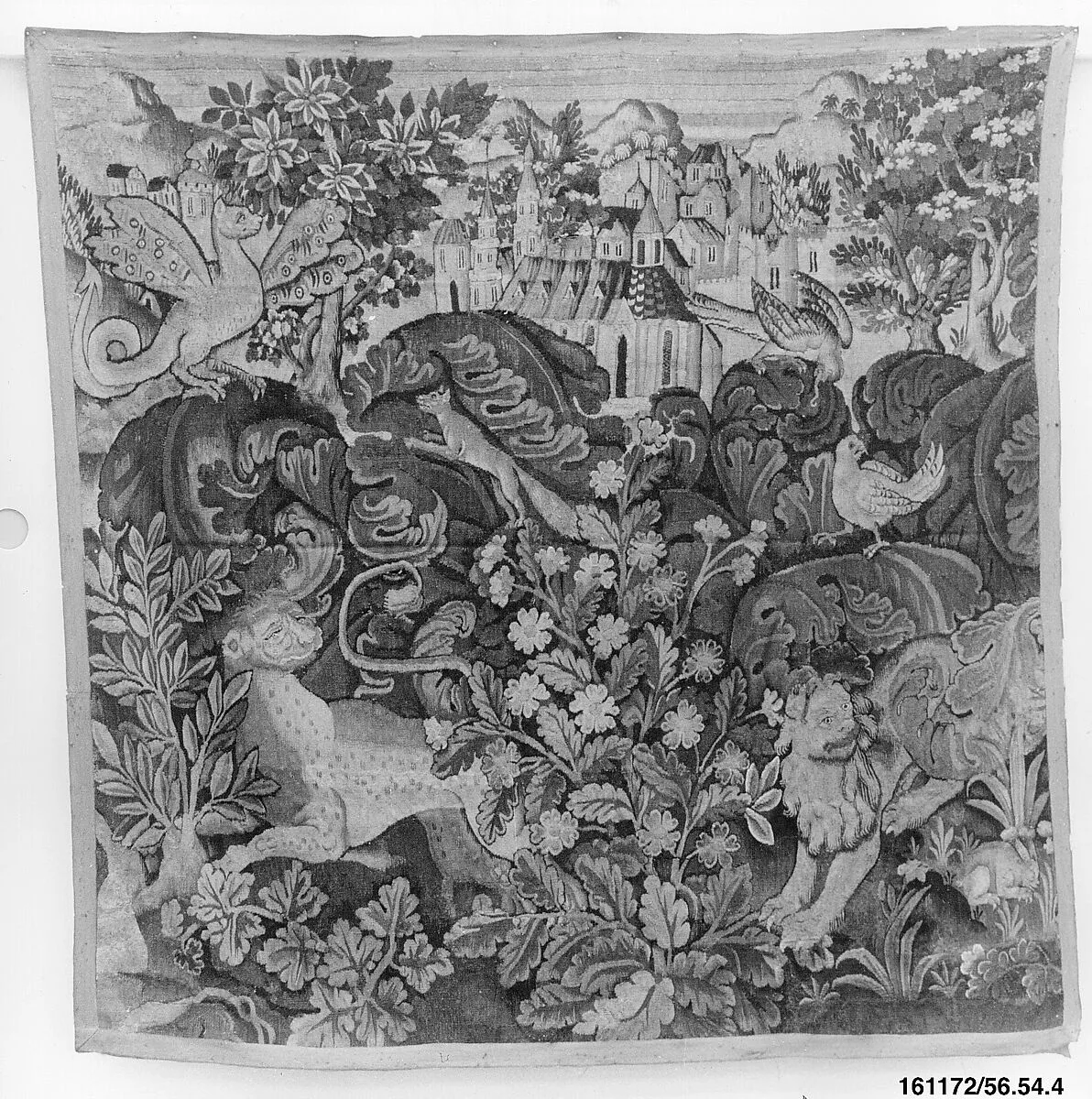 Verdure with animals and landscapes — Unknown