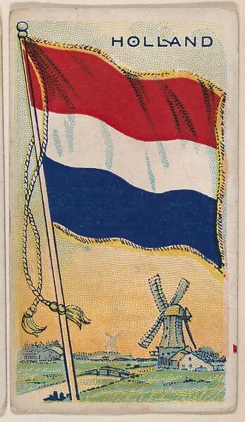 Holland, bakery card from the Flags series (D34), issued by the Ward-Mackey Company — Ward-Mackey Company