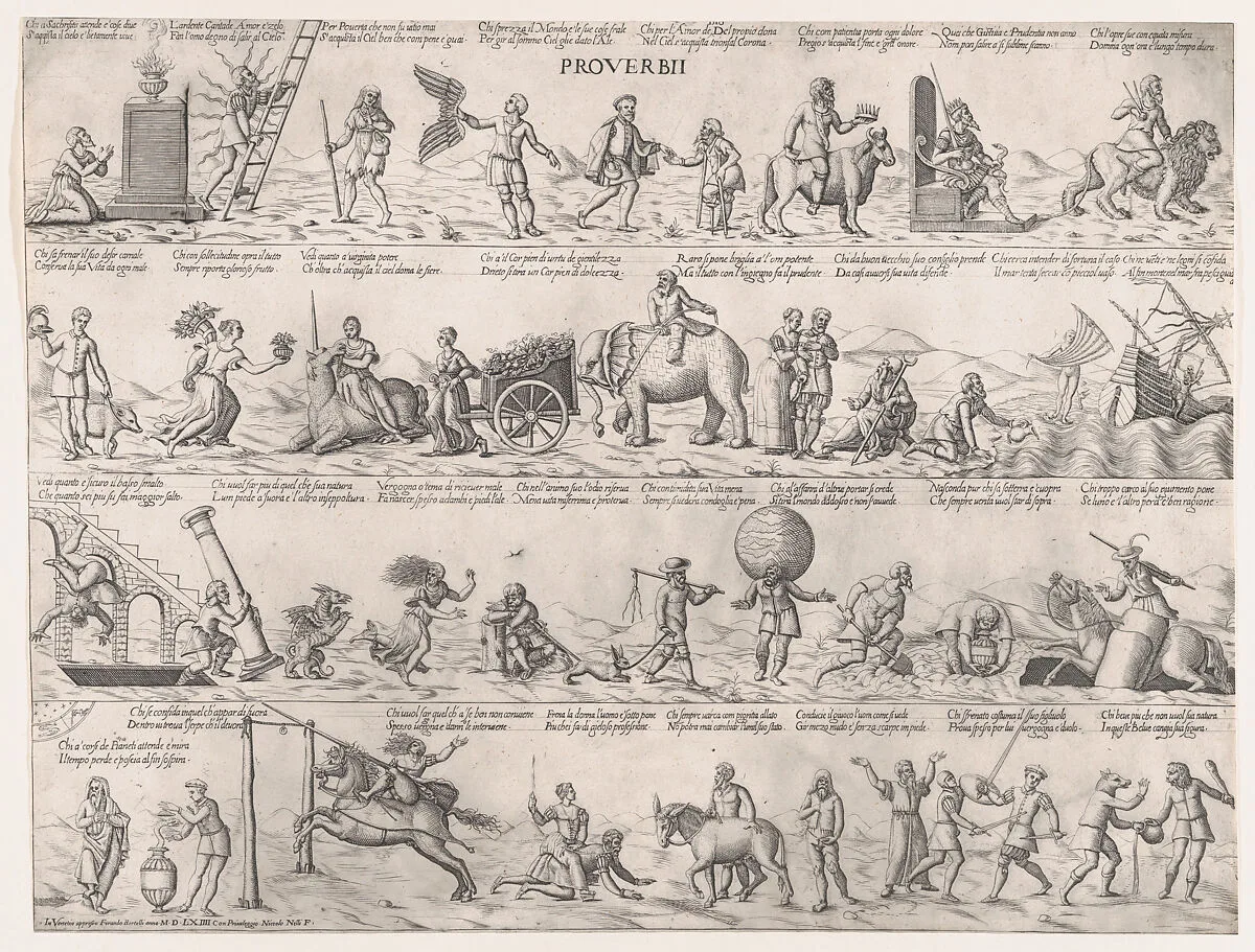 Proverbi (Proverbs) — Ferrando Bertelli|Nicolò Nelli