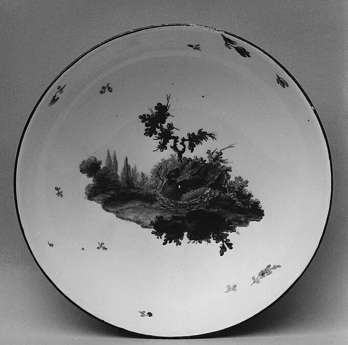 Saucer (part of a service) — Frankenthal Porcelain Manufactory|Karl Theodor period|Adam Bergdoll