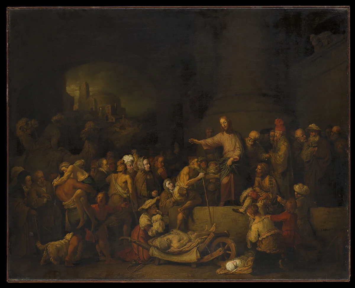 Christ Healing the Sick — Christian Wilhelm Ernst Dietrich