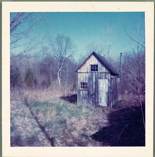 [Wooden Outbuilding in Field, Probably Old Lyme, Connecticut]