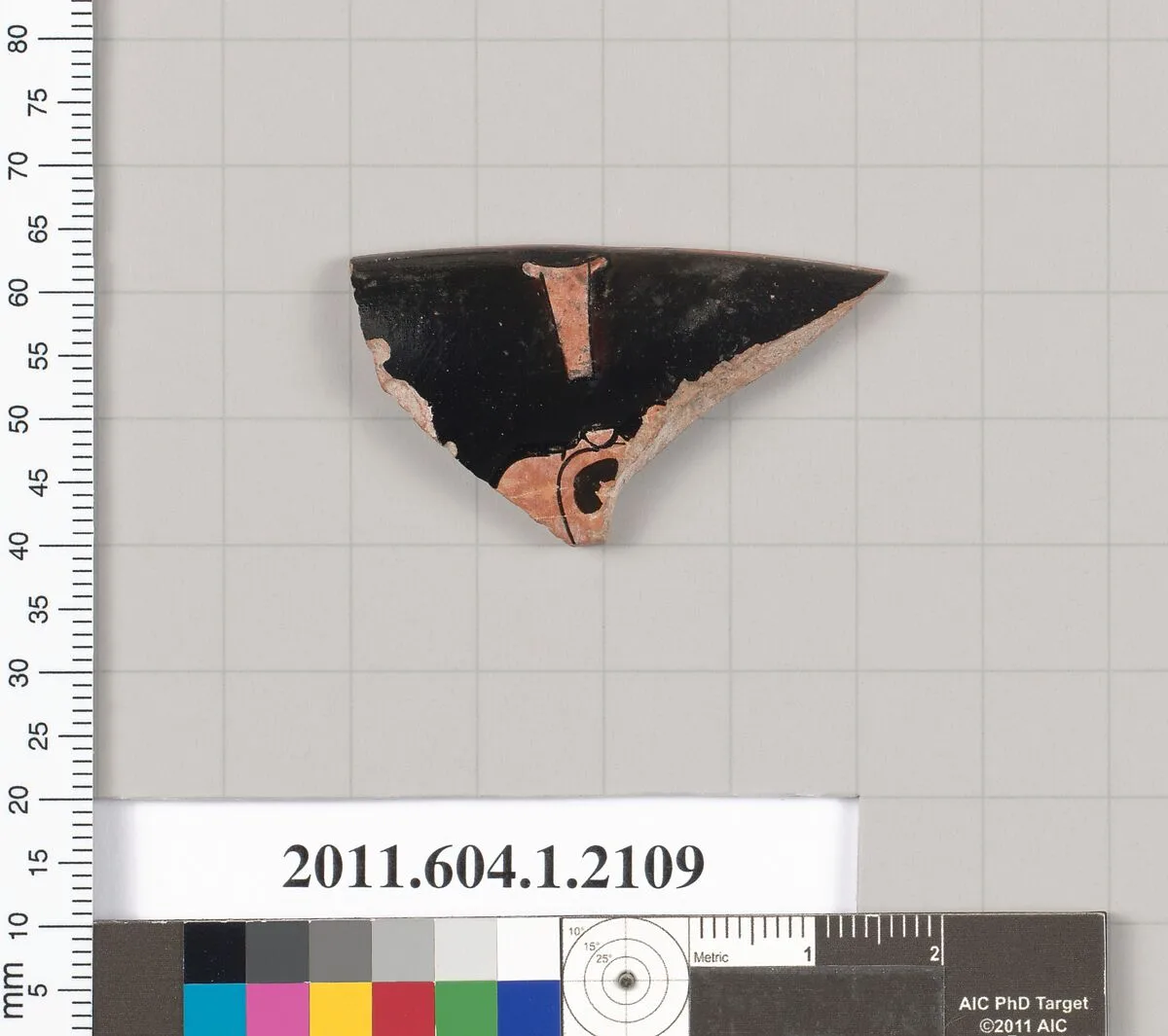 Terracotta rim fragment of a kylix (drinking cup) — Unknown