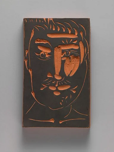 Head of a Man with a Mustache