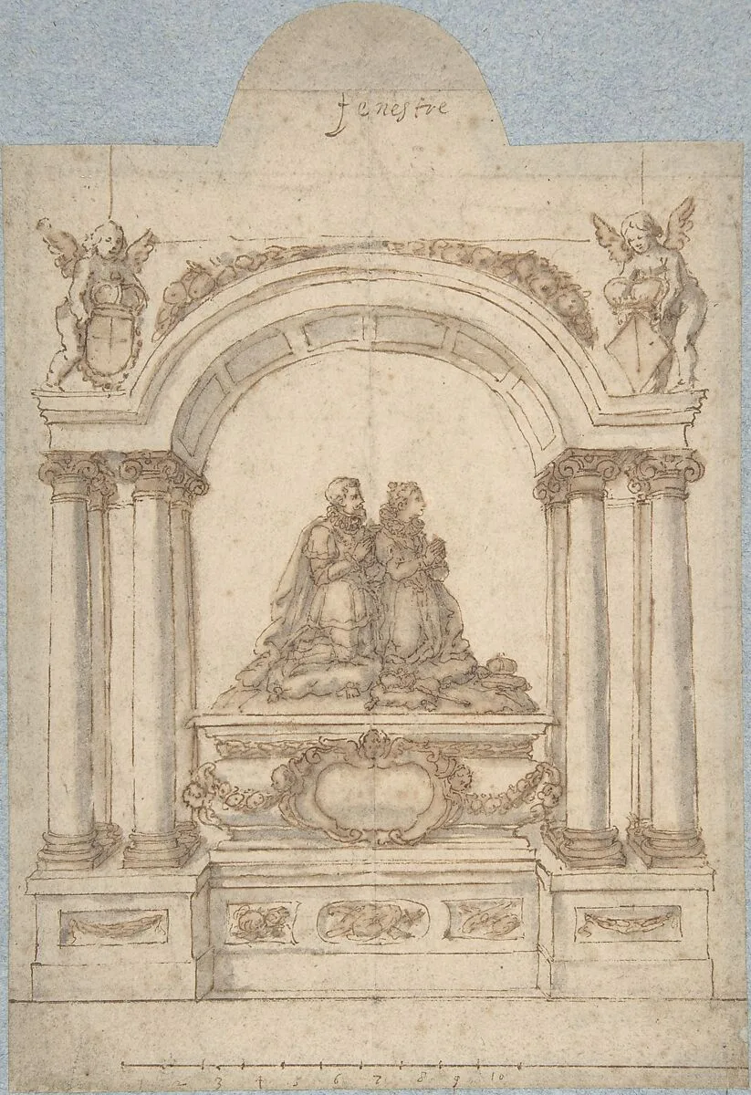 Project for a Tomb — Anonymous, French, 16th century