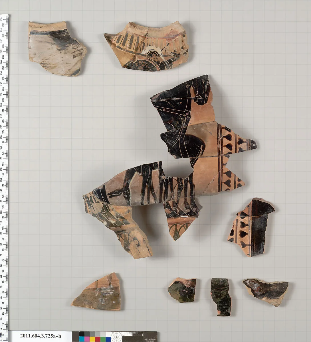 Terracotta fragments of a hydria (water jar) — Unknown
