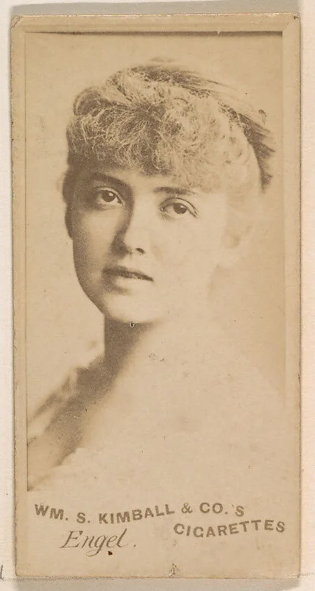 Miss Engel, from the Actresses series (N203) issued by Wm. S. Kimball & Co. — William S. Kimball & Company