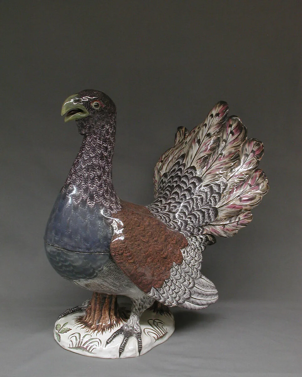 Tureen in the form of a capercaillie — Unknown