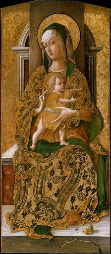 Madonna and Child Enthroned
