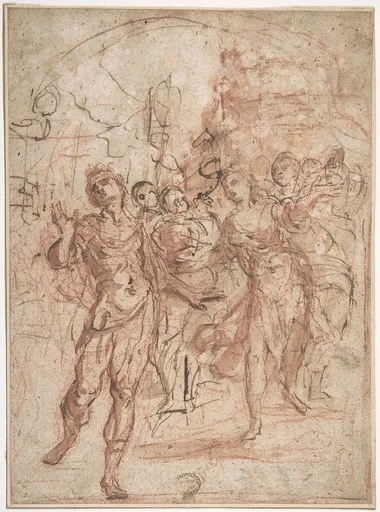 Scene of Celebration with Dancing and Music-Making (Jephtha and his Daughter?)