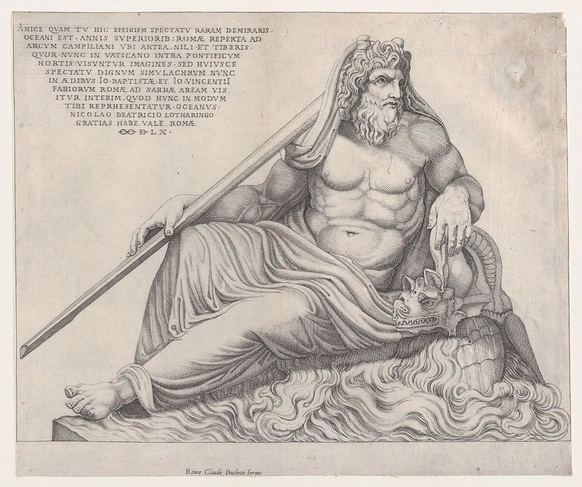 Speculum Romanae Magnificentiae: The Ocean God — Nicolas Beatrizet|Claudio Duchetti