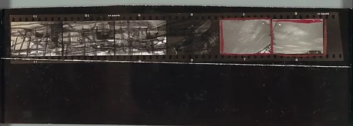 [2 Views of Writing on Street, Wall Street, and 4 Views of Office Interior, New York City]