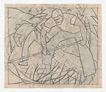 Haymaking (preparatory drawing) — Lill Tschudi