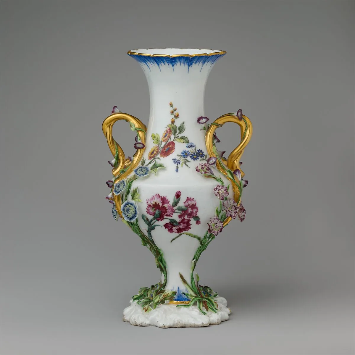 Vase (urne Duplessis) (one of a group of three) — Vincennes Manufactory|Jean-Claude Duplessis