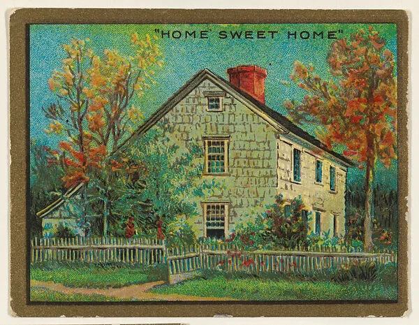 Home Sweet Home, from the "Historic Homes" series (T69), issued with Helmar Cigarettes by S. Anargyros Tobacco Company — S. Anargyros Tobacco Company