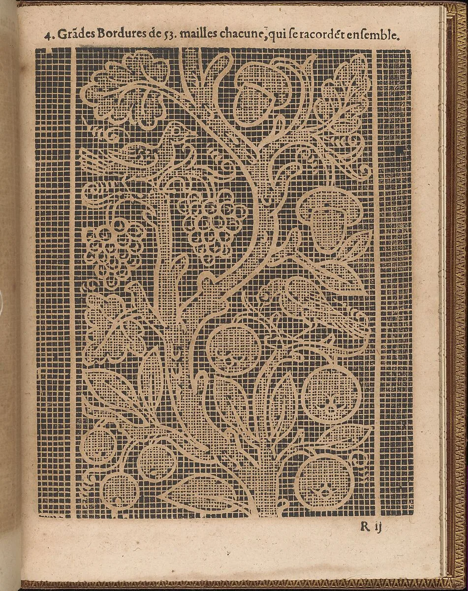La Pratique de l'Aiguille, page 65 (recto) — Matthias Mignerak|Pierre Firens|Marie de Medici|Jean Le Clerc