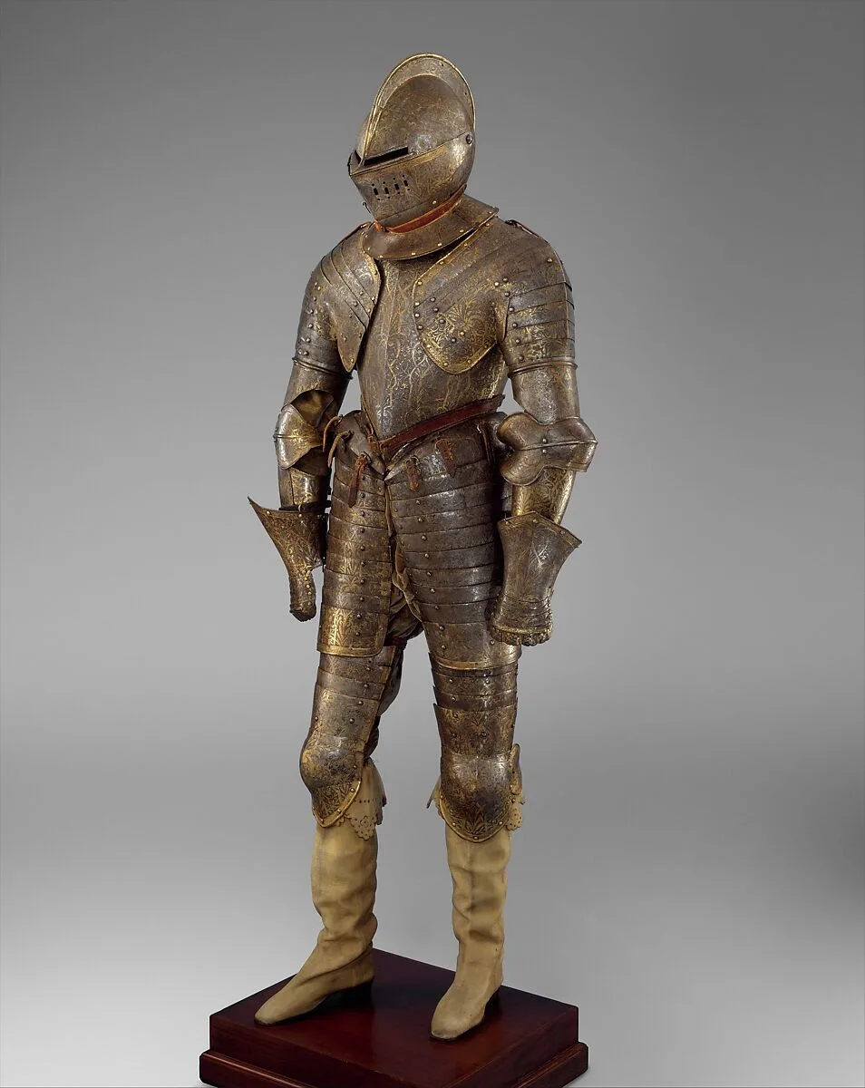 Armor for Heavy Cavalry with Matching Shaffron (Horse's Head Defense) — Unknown