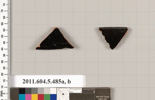 Terracotta rim fragments of kylikes (drinking cups)