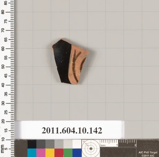 Terracotta fragment of a skyphos (deep drinking cup)