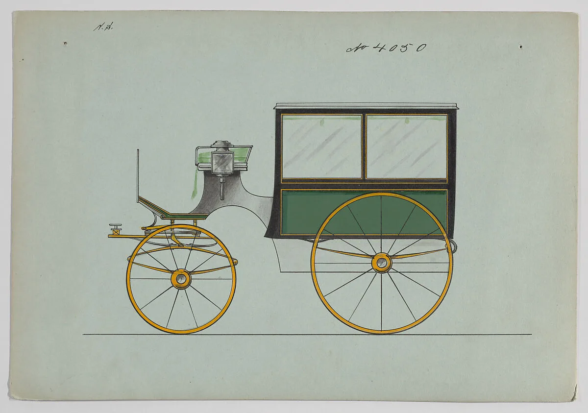 Design for Omnibus or Wagonette, no. 4050 — Brewster & Co.|Herman Stahmer
