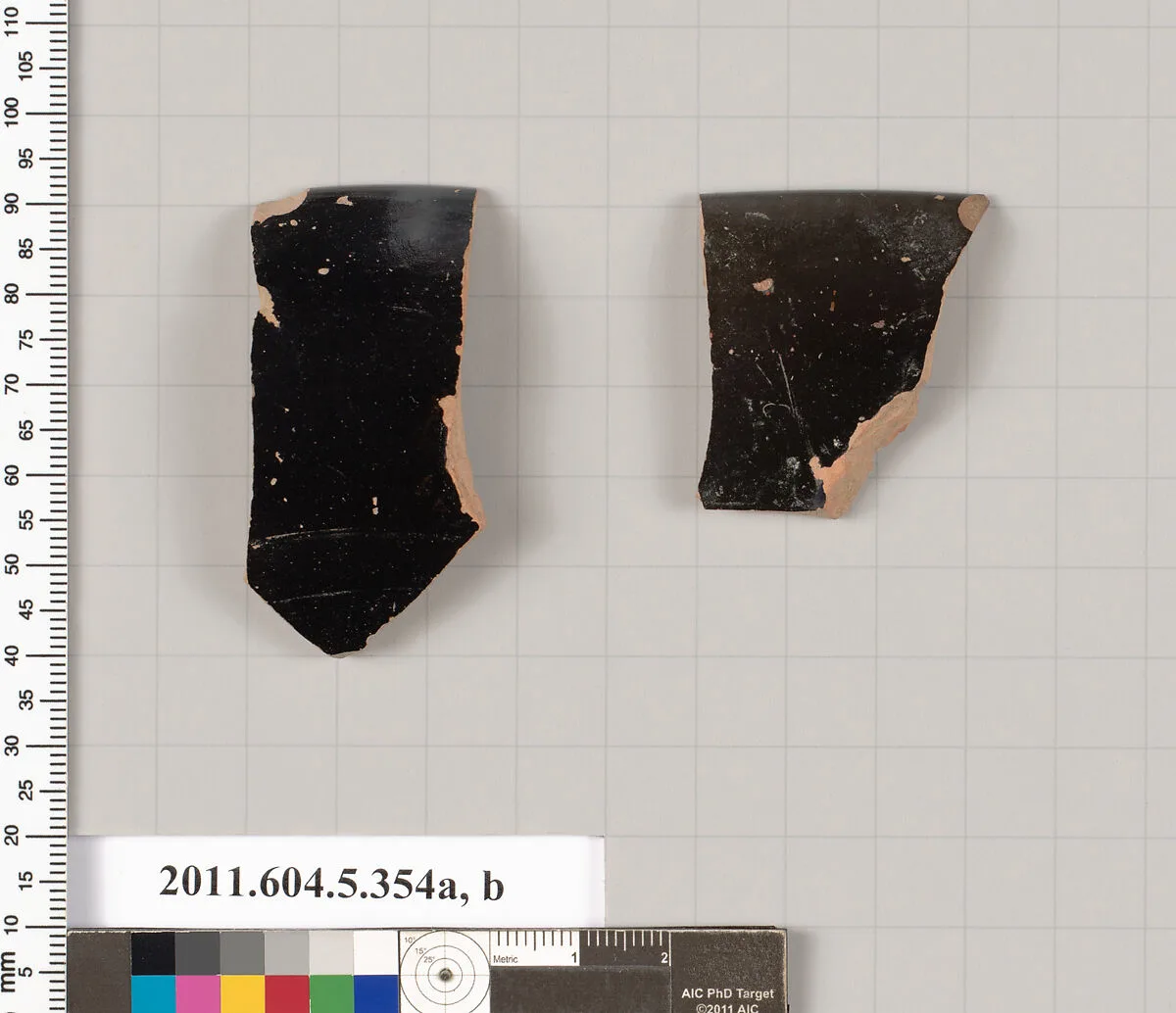 Terracotta rim fragments of kylikes (drinking cups) — Unknown