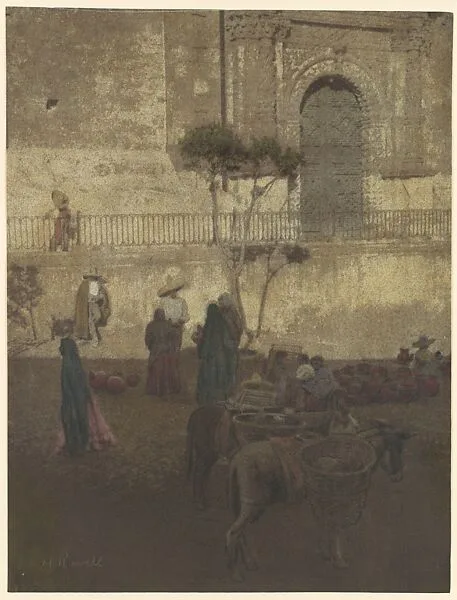 Pottery Sellers by the Church Door — Henry Ravell