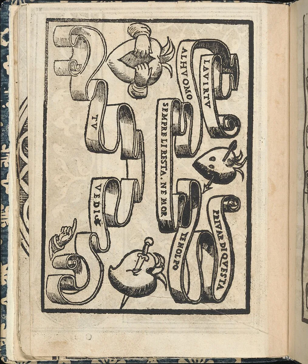 Essempio di recammi, page 18 (verso) — Giovanni Antonio di Nicolini da Sabio e i fratelli|Giovanni Antonio Tagliente
