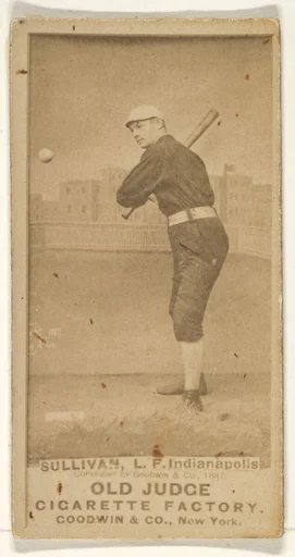 Sullivan, Left Field, Indianapolis, from the Old Judge series (N172) for Old Judge Cigarettes