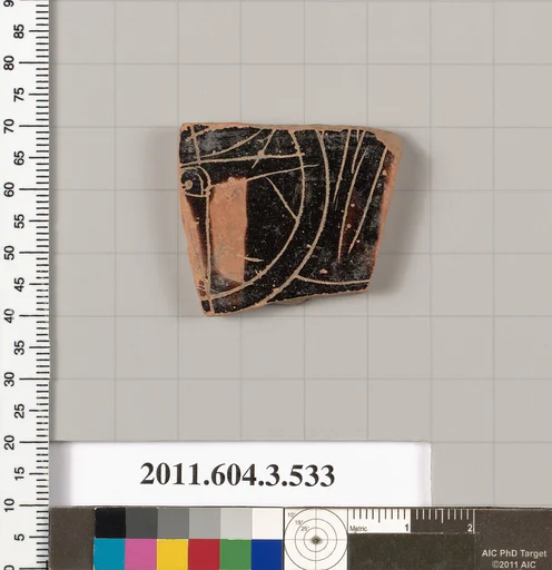 Terracotta fragment of a column-krater (bowl for mixing wine and water)