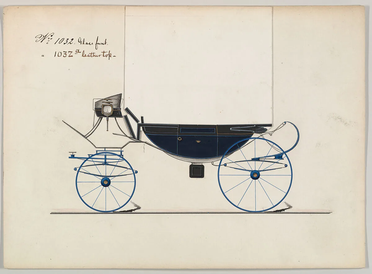 Design for Landau, no. 1032 — Brewster & Co.