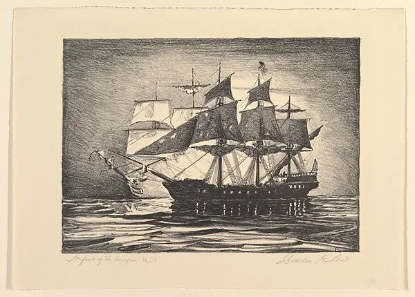 Defeat of the Serapis — Charles Ernest Pont|PWAP