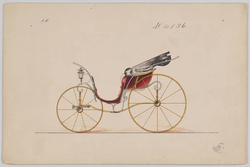 Design for Pony Phaeton, no. 4136
