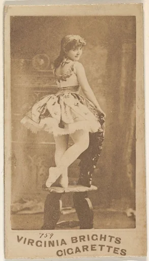 Card 759, from the Actors and Actresses series (N45, Type 5) for Virginia Brights Cigarettes
