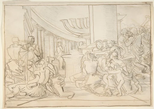 Congregation in a Temple