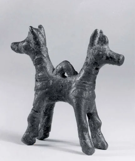 Pendant in the form of two addorsed horses