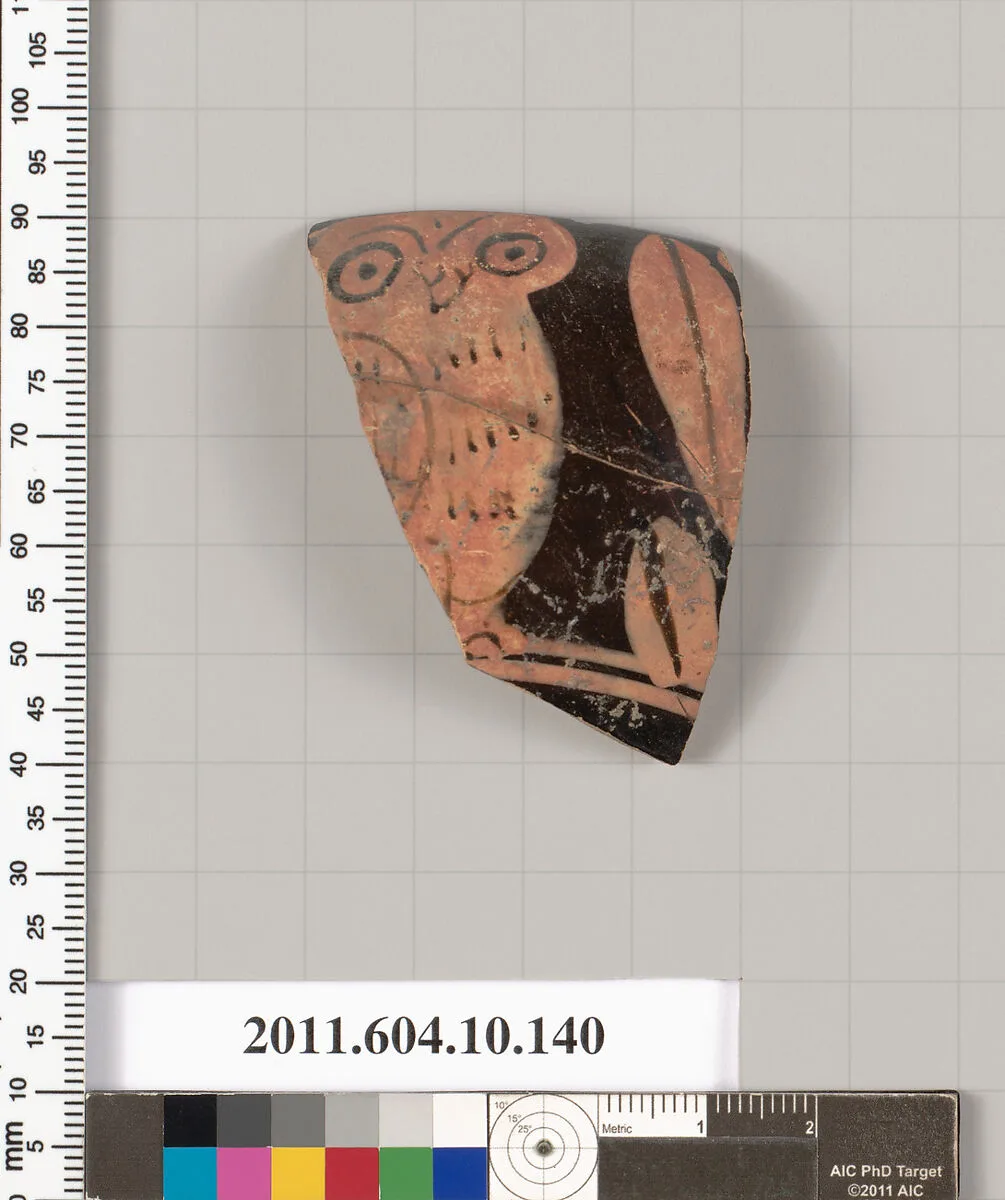 Terracotta fragment of a skyphos (deep drinking cup) — Unknown