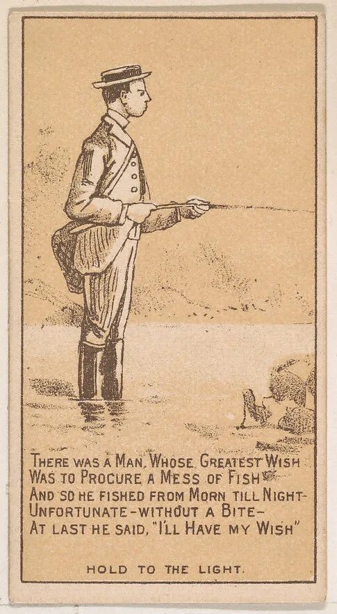 There Was a Man Whose Greatest Wish..., from the Magic Changing Cards series (N223) issued by Kinney Tobacco Company — Kinney Brothers Tobacco Company