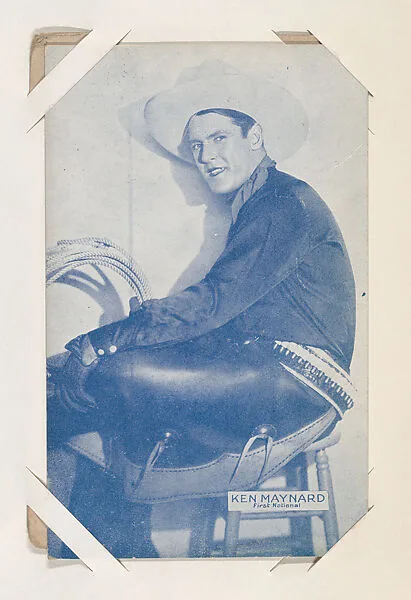 Ken Maynard from Western Stars or Scenes Exhibit Cards series (W412) — Unknown