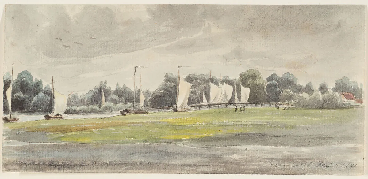 A Sailing Regatta near Berlin — Franz Ludwig Catel