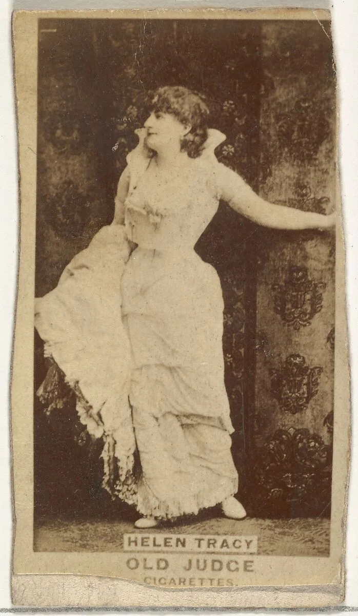 Helen Tracy, from the Actors and Actresses series (N171) for Old Judge Cigarettes — Goodwin & Company