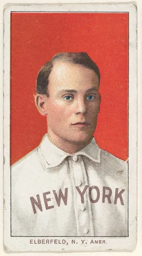 Elberfeld, New York, American League, from the White Border series (T206) for the American Tobacco Company