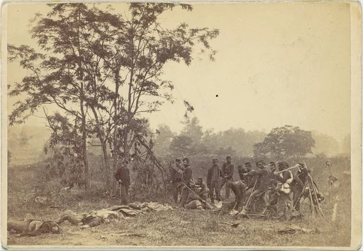 Burying the Dead on the Battlefield of Antietam, September 1862